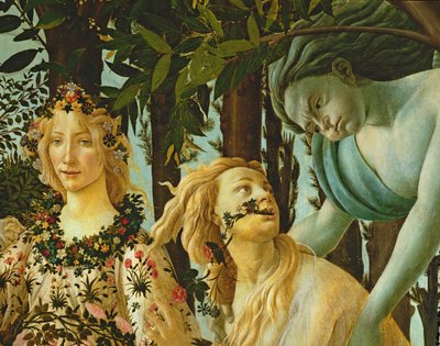 Primavera (detail) by Sandro Botticelli
